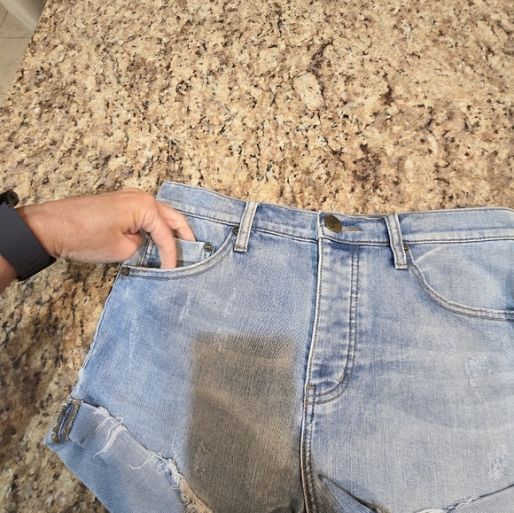 One X Oneteaspoon Lovers Denim Shorts Women's 27‎ Button Fly - Picture 8 of 10